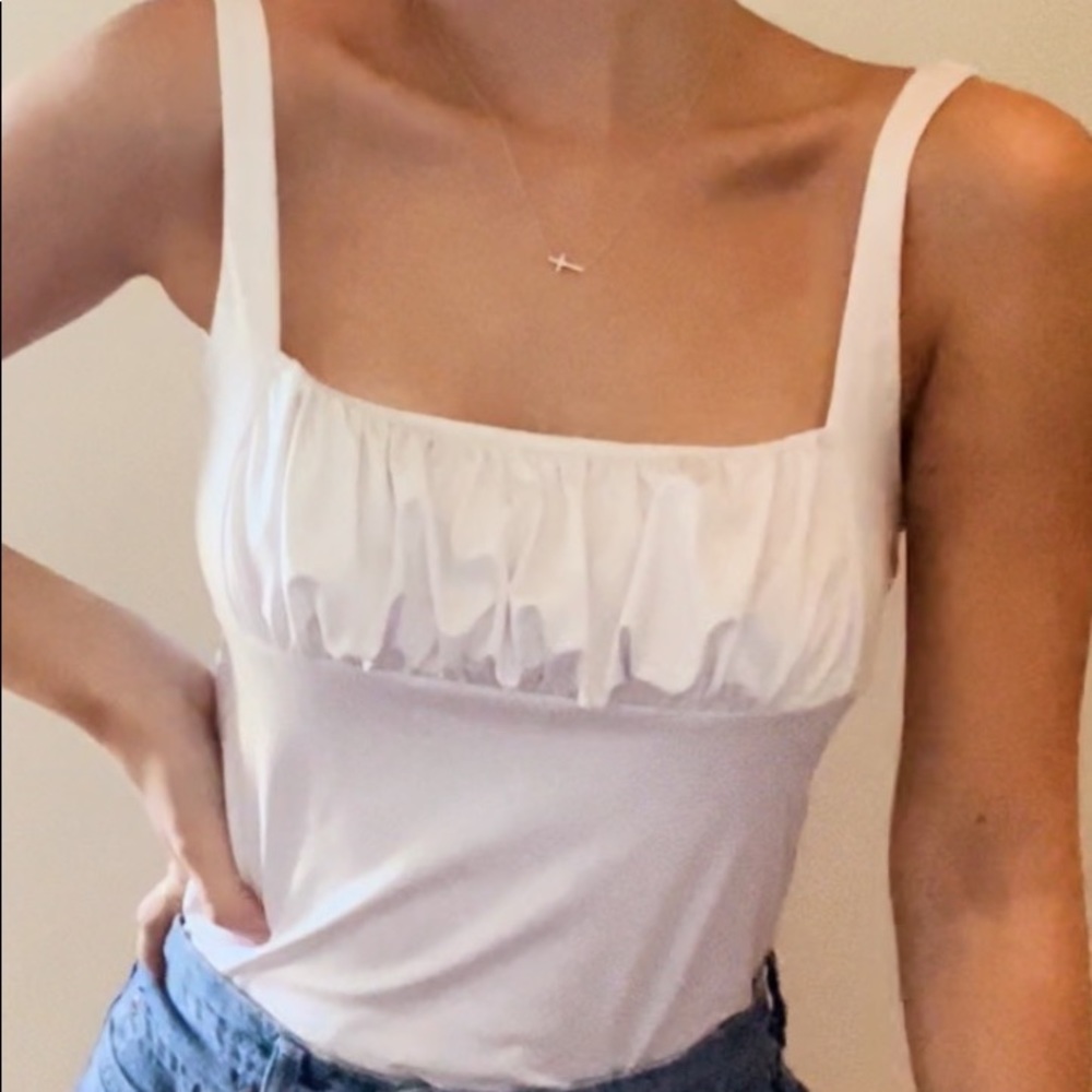 FOREVER 21 SATIN TANK TOP